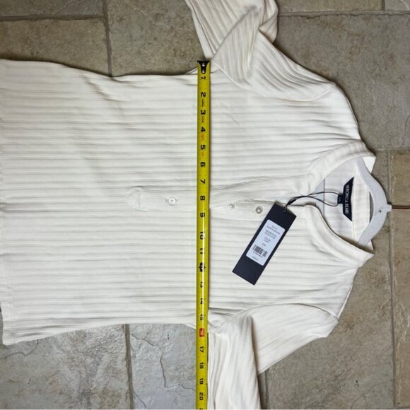 Veronica Beard Ivory Button-Down Shirt - Picture 13 of 13